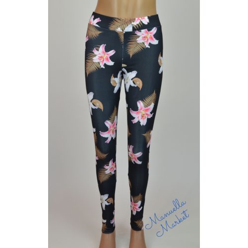 Liliom Mintás Elasztikus Leggings! S-es