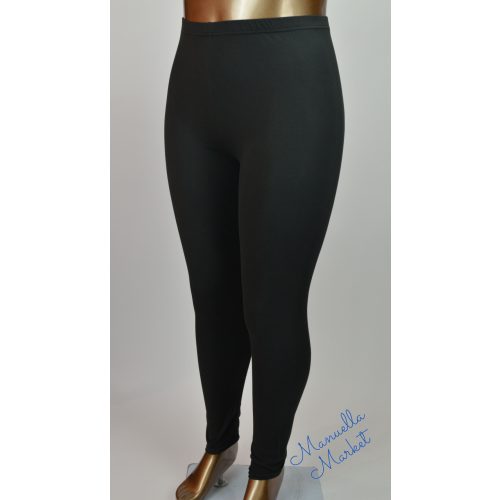 Sima Fazonú Thermo-Meleg Nagy Méretű Leggings/Cicanadrág! 10XL-es   Fekete