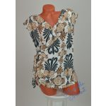 Átlapolt-Oldalt Megkötős Mintás Ujjatlan Felső! L-es