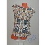 Átlapolt-Oldalt Megkötős Mintás Ujjatlan Felső! M-es