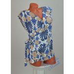 Átlapolt-Oldalt Megkötős Mintás Ujjatlan Felső! L-es