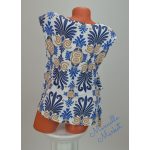 Átlapolt-Oldalt Megkötős Mintás Ujjatlan Felső! L-es