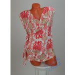 Átlapolt-Oldalt Megkötős Mintás Ujjatlan Felső! L-es