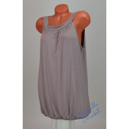 Nyak Megkötős Ujjatlan Molett Rugalmas Felső! 4XL-es