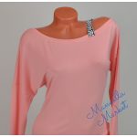 Csónak Nyakú, Vállpántos Rózsaszín Tunika! S/M-es