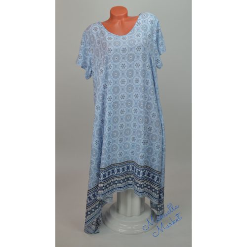 A-Vonalú Mintás Lenge Molett Ruha/Strandruha! 3XL-es