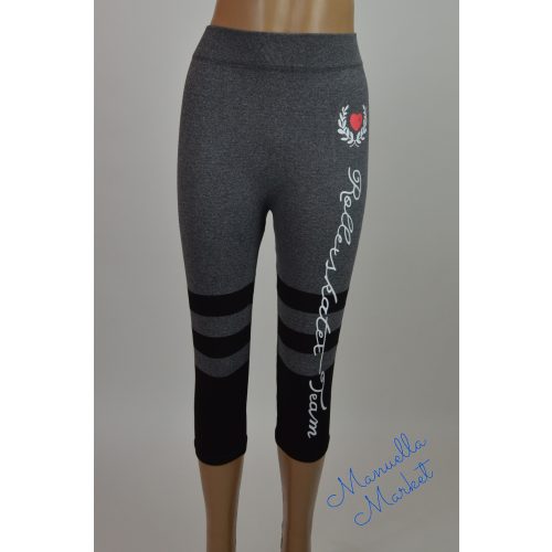 Sportos-Feliratos Térd Leggings ! S-M
