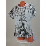 Eiffel Mintás Pamut Póló! 2XL/3XL-es 