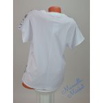 Eiffel Mintás Pamut Póló! L/XL-es 