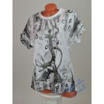 Eiffel Mintás Pamut Póló! L/XL-es 