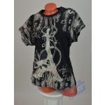 Eiffel Mintás Pamut Póló! 2XL/3XL-es 