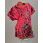 Eiffel Mintás Pamut Póló! 2XL/3XL-es 