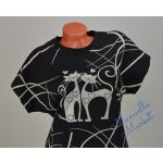 Cica Mintás Pamut Póló! L/XL-es