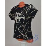 Cica Mintás Pamut Póló! L/XL-es