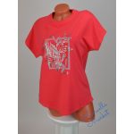 Levél Mintás Pamut Póló! L/XL-es 