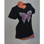 Pillangó Mintás Pamut Póló! XL/XXL-es