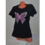 Pillangó Mintás Pamut Póló! XL/XXL-es