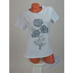 Virág Mintás Pamut Póló! M/L-es