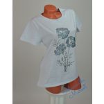 Virág Mintás Pamut Póló! M/L-es