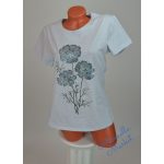 Virág Mintás Pamut Póló! M/L-es