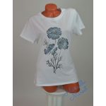 Virág Mintás Pamut Póló! XL/XXL-es