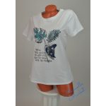 Levél Mintás Pamut Póló! XL/XXL-es 