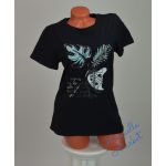 Levél Mintás Pamut Póló! M/L-es 