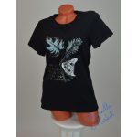 Levél Mintás Pamut Póló! M/L-es 