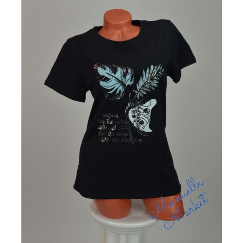 Levél Mintás Pamut Póló! XL/XXL-es 
