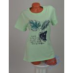 Levél Mintás Pamut Póló! XL/XXL-es 