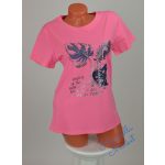 Levél Mintás Pamut Póló! M/L-es 