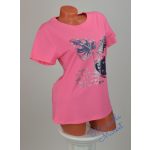 Levél Mintás Pamut Póló! M/L-es 