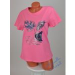 Levél Mintás Pamut Póló! M/L-es 