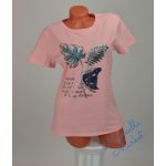 Levél Mintás Pamut Póló! M/L-es 