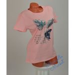 Levél Mintás Pamut Póló! M/L-es 