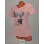 Levél Mintás Pamut Póló! M/L-es 