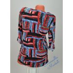 Elől Gombos Roll-Up Ujjú Bordó Ing/Blúz! L-es