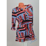 Elől Gombos Roll-Up Ujjú Bordó Ing/Blúz! L-es