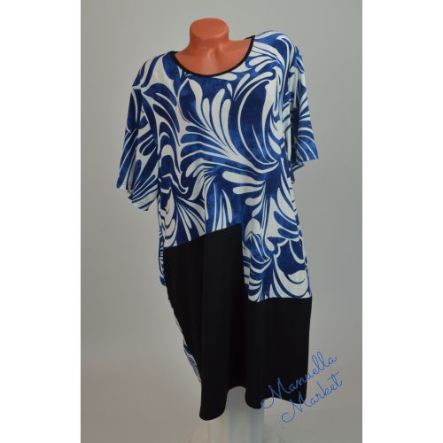 Háthosszított, Zsebes Molett Ruha! 4XL/5XL-es   (1)