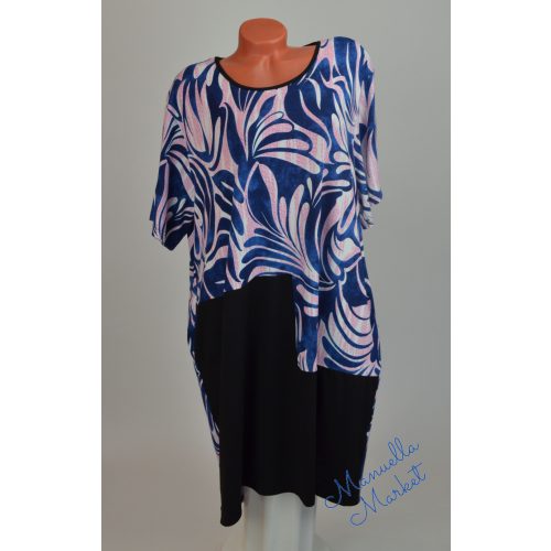 Háthosszított, Zsebes Molett Ruha! 2XL/3XL-es   (2)