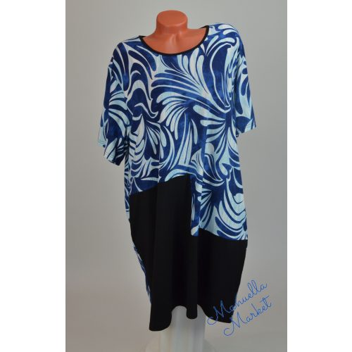 Háthosszított, Zsebes Molett Ruha! 4XL/5XL-es   (3)