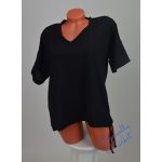 Fekete V-nyakú Felső! XL-es