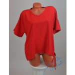 Tűzpiros V-nyakú Felső! XL-es