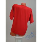 Tűzpiros V-nyakú Felső! XL-es