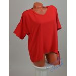 Tűzpiros V-nyakú Felső! XL-es