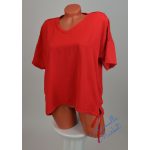 Tűzpiros V-nyakú Felső! XL-es