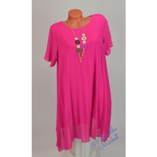 Elegáns Pliszírozott Molett Rövid Ruha/ Hosszú Tunika! L/XL