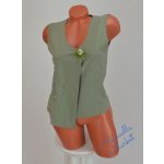 Átlapolt Ujjatlan Zöld Felső! XL/XXL-es