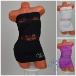 Csipkebetétes Rugalmas Anyagú Csőtop! M/L-es