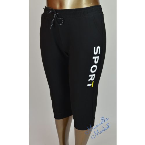 Sport Feliratos, Rugalmas Molett Térdnadrág! 5XL/6XL-es